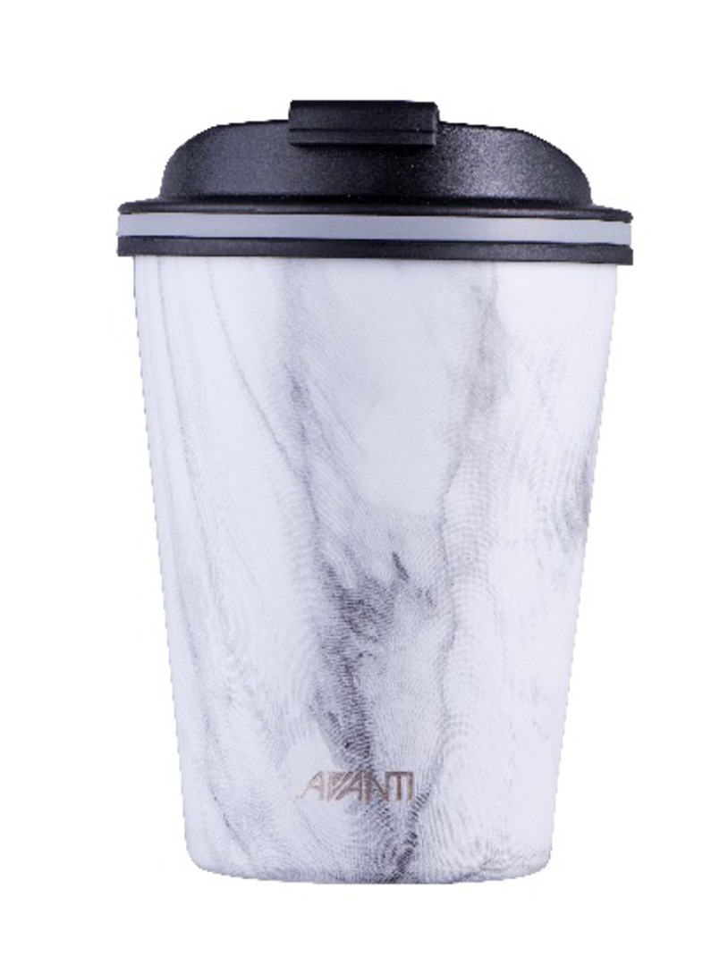 Avanti Double Wall Go Cup - White Marble image 0